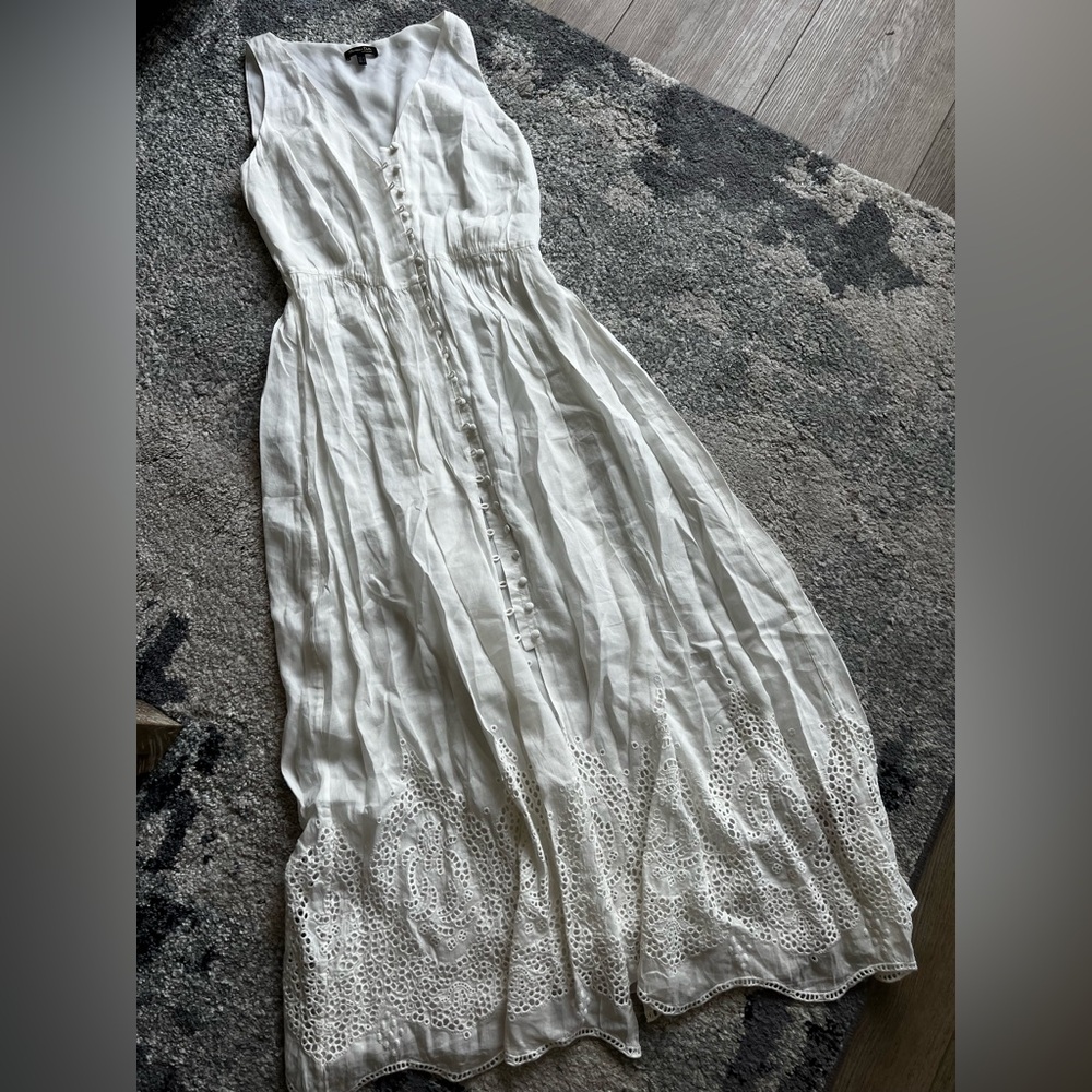 Massimo Dutti Eylet Midi dress